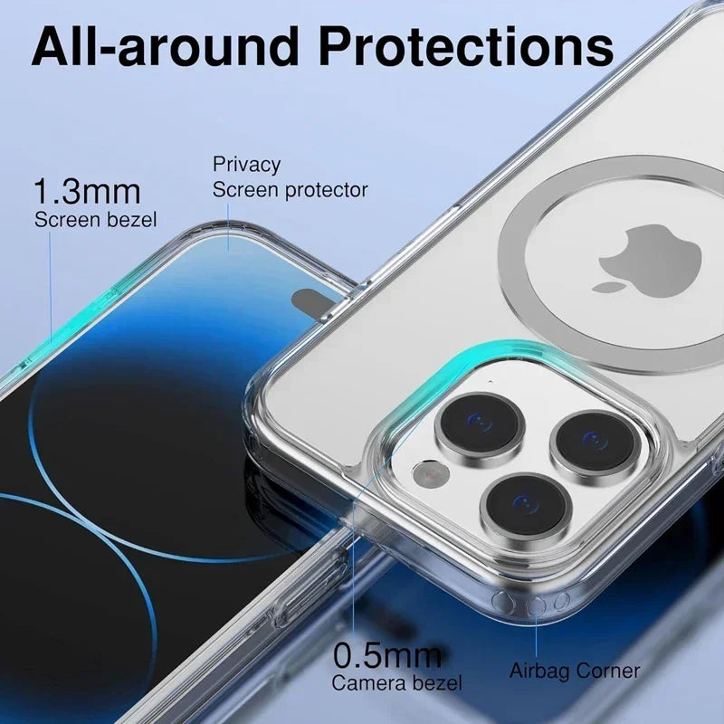 Coque MagSafe transparente