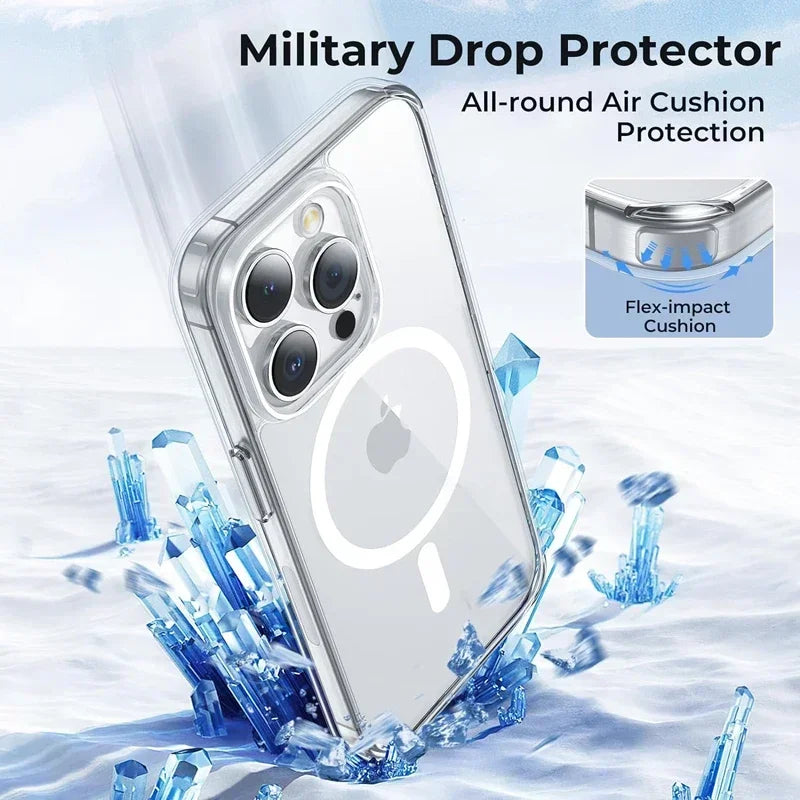 Coque MagSafe transparente